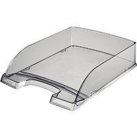 Brievenbak Leitz Plus A4 transparant rookglas