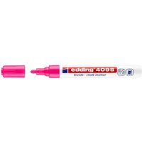 Krijtstift edding 4095 rond 2-3mm neon roze