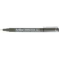 Fineliner Artline technisch 0.1mm zwart