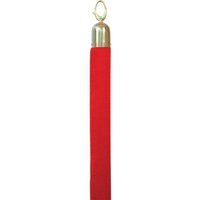 Afzetkoord Securit 150cm rood met goudkleurige knop