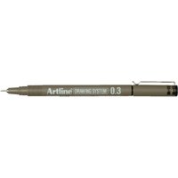 Fineliner Artline technisch 0.3mm zwart