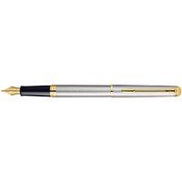 Vulpen Waterman Hémisphère stainless steel GT medium