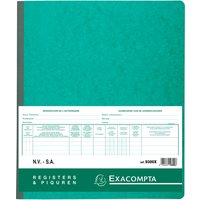 Register Piqure aandeelhouder NV/SA 250x320mm 80vel groen