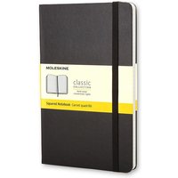 Notitieboek Moleskine large 130x210mm ruit 5x5 hard cover zwart
