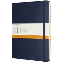Notitieboek Moleskine XL 190x250mm lijn hard cover sapphire blue