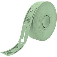 Garderobebonnen Combicraft nummering 2x 1 t/m 500 groen