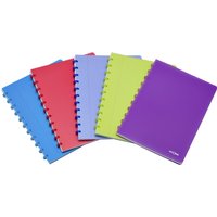 Schrift Atoma A4 blanco 144blz 90gr PP transparant assorti