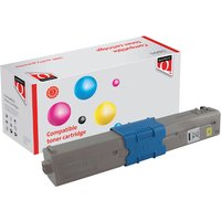 Toner Quantore alternatief tbv Oki 46471101 geel