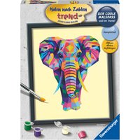 Schilderen op nummer Ravensburger Bonte olifant