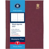 Agenda 2027 Ryam Weekplan Plus Mundior groot letter 7dagen/2pagina's assorti