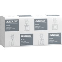 Handdoek Katrin Plus w-vouw 3-laags 240x320mm 25x90 vel wit 61563