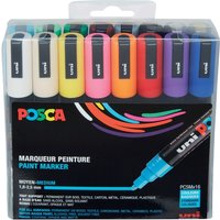 Paintmarker Uni POSCA PC5M medium assorti set à 16 stuks
