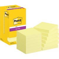 Memoblok 3M Post-it 654 Super Sticky 76x76mm geel