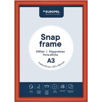 Kliklijst Europel A3 25mm rood