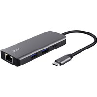 Trust DALYX 6-IN-1 MULTIPORT ADAPTER USB-C dockingstation Geschikt voor merk (dockingstation): Universeel