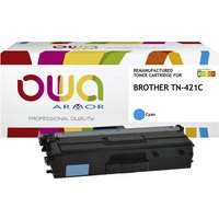 Toner OWA alternatief tbv Brother TN-421C blauw