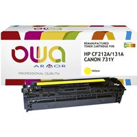 Tonercartridge OWA alternatief tbv HP CF212A geel