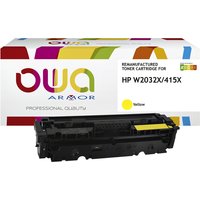 Tonercartridge OWA alternatief tbv HP W2032X geel