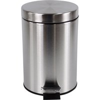 Afvalbak BRASQ pedaalemmer 12 liter rvs