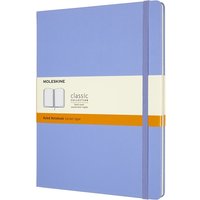 Notitieboek Moleskine XL 190x250mm lijn hard cover hydrangea blue