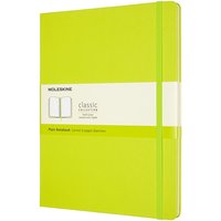 Notitieboek Moleskine XL 190x250mm blanco hard cover lemon green