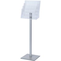 Brochurehouder Quantore standaard 4x A4 liggend