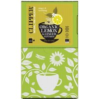 Thee Clipper infusion lemon & ginger bio 250 zakjes