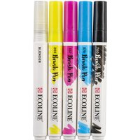 Brushpen Talens Ecoline set à 5 stuks primair