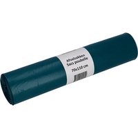 Afvalzak Cleaninq 70x110cm LDPE recycled T70 120L blauw rol à 20 stuks