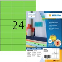 Etiket HERMA 4409 70x37mm groen 2400 stuks
