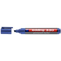 Viltstift edding 330 schuin 1.5-5mm blauw