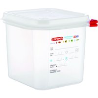 Voedseldoos Araven GN 1/6 met deksel 2600 ml 4 stuks