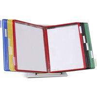 Zichtpanelensysteem bureau Tarifold metaal A4 met 20-tassen assorti