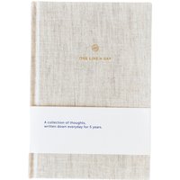 Dagboek A-Journal One Line A Day Linen lijn