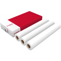 Inkjetpapier Canon 610mmx50m 90gr standaard 3 rollen