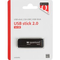 USB stick 2.0 Quantore USB-A 16GB zwart