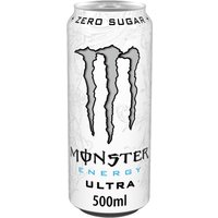 Energiedrank Monster ultra suikervrij blik 500ml