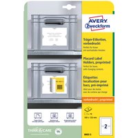 Positioneeretiket Avery 8002 160x120mm bedrukt 10 stuks