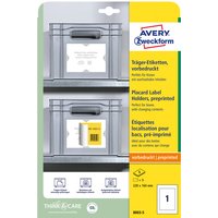 Positioneeretiket Avery 8003 220x160mm bedrukt 5 stuks