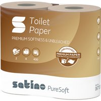 Toiletpapier Satino MT1 PureSoft 2-laags 400 vel naturel 067130