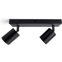 Plafondspot Integral Siena 2 spot IP20 GU10 zwart
