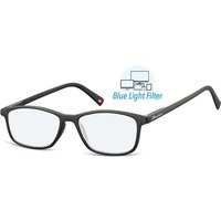 Leesbril Montana +2.50 dpt blue light filter zwart