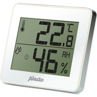 Thermometer hygrometer Alecto WS-55 wit - zilver