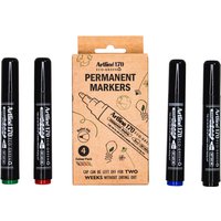 Permanent marker Artline 170 Dry Safe Eco rond medium ass 4 stuks