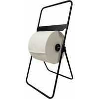 Poetspapierdispenser Euro Products V1 vloerstandaard zwart 438305