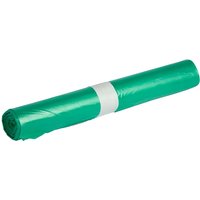 Afvalzak Propsac HDPE T23 58x100cm 70L groen rol à 25 stuks