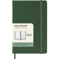 Agenda 2027 Moleskine 12M Planner Weekly 7dagen/1pagina pocket hc myrtle green