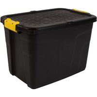 Opbergbox Bankers Box 60L met handgrepen robuust zwart