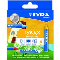 Waskrijt LYRA Lyrax Wax Giants set à 6 kleuren