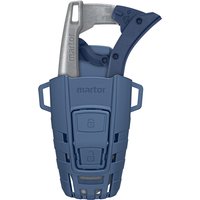 Veiligheidsmes Martor Secunorm 610 XDR trapezium 18mm met holster zilver